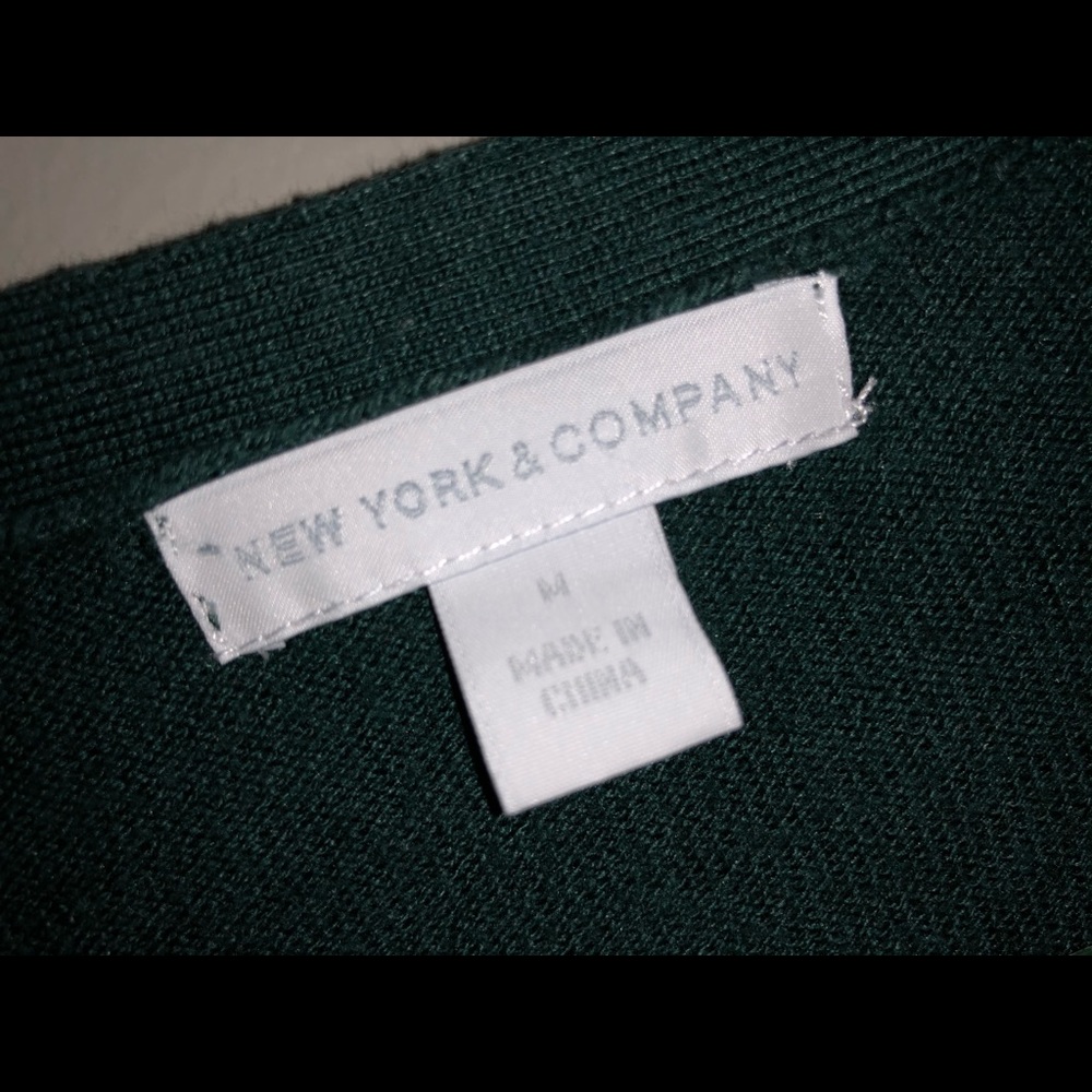 New York & Company - Forest Green Cardigan